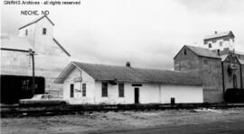 Great Northern Depot at Neche, North Dakota, undated