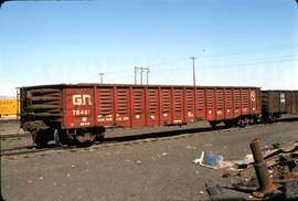 Great Northern Railway Gondola 78461 at Pasco, Washington in 1976.