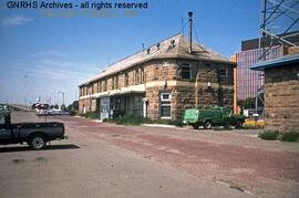 Great Northern Depot at Grand Forks, North Dakota, undated