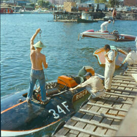 Hydroplane Rocky 34F, an F Class Limited Hydroplane, 1956