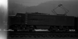 Great Northern Electric Locomotive 5026 at Skykomish, Washington, 1952