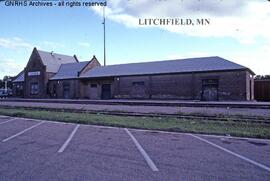 Great Northern Depot at Litchfield, Minnesota, undated