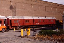 Great Northern Railway Outfit car O3423 at Wenatchee, Washington in 1984.