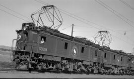 Great Northern Electric Locomotives 5000A and 5000B at Appleyard, Washington, undated