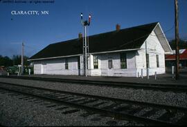 Great Northern Depot at Clara City, Minnesota, undated