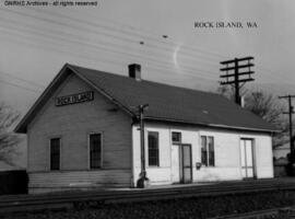 Great Northern Depot at Rock Island, Washington, undated