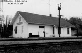 Great Northern Depot at Nickerson, Minnesota, undated