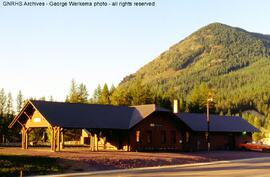 Great Northern Depot at Belton, Montana, 1990