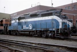 Great Northern Railway 2008 at Havre, Montana in 1969.
