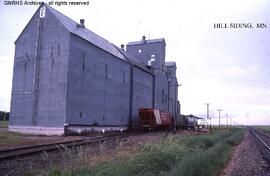 Great Northern Station Sign at Hill Siding , Minnesota, undated