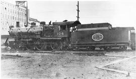 Spokane, Portland, and Seattle Railway Steam Locomotive 106 at Portland, Oregon, 1935