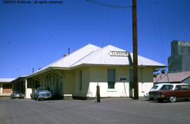 Great Northern Depot at Glasgow, Montana, undated