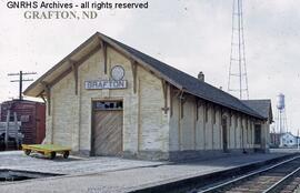 Great Northern Depot at Grafton, North Dakota, undated