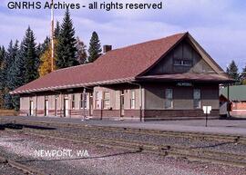 Great Northern Depot at Newport, Washington, undated