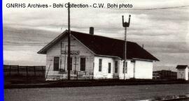 Great Northern Depot at Donaldson, Minnesota, 1969