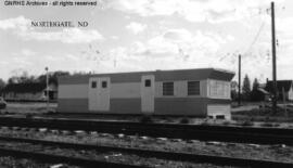 Great Northern Depot at Northgate, North Dakota, undated