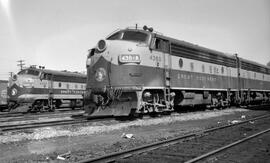 Great Northern Diesel Locomotives 438A and 444D in Washington State, undated