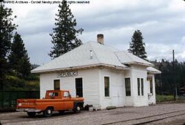 Great Northern Depot at Republic, Washington, undated