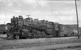 Great Northern Steam Locomotive 3390 at Minneapolis Junction, Minnesota in 1958.