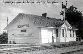 Great Northern Depot at Wolverton, Minnesota, 1968