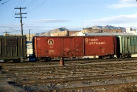 Great Northern Railway Box car 36085, at Wenatchee, Washington in 1971.