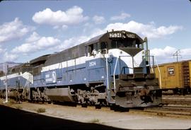 Great Northern Railway 2534 at Wenatchee, Washington in 1969.