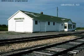 Great Northern Depot at Granville, North Dakota, undated