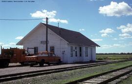 Great Northern Depot at Niobe, North Dakota, 1991