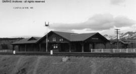 Great Northern Depot at Glacier Park, Montana, undated