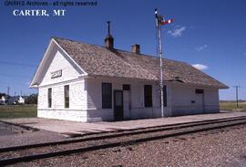 Great Northern Depot at Carter, Montana, undated