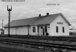 Great Northern Depot at Stanford, Montana, undated