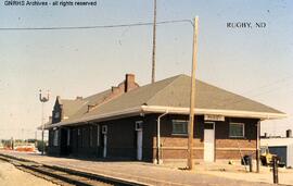 Great Northern Depot at Rugby, North Dakota, undated