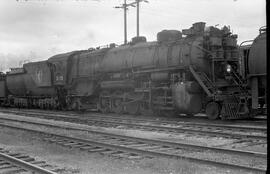 Great Northern Steam Locomotive 2053 at Superior, Wisconsin in 1958.