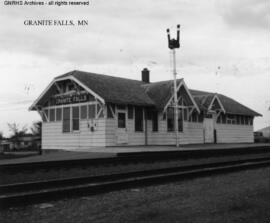 Great Northern Depot at Granite Falls, Minnesota, undated