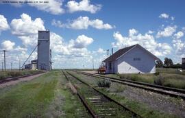 Great Northern Depot at Niobe, North Dakota, 1991