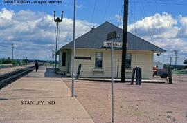 Great Northern Depot at Stanley, North Dakota, undated