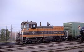 Great Northern Railway 31 at Williston, North Dakota in 1969.