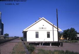 Great Northern Depot at Nashua, Montana, undated