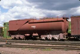 Great Northern Railway Water car X1823 at Whitefish, Montana in 1977.