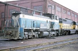 Great Northern Railway 201 at Spokane, Washington in 1969.