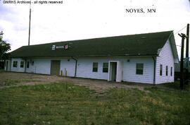 Great Northern Depot at Noyes, Minnesota, undated