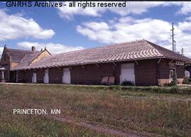 Great Northern Depot at Princeton, Minnesota, undated