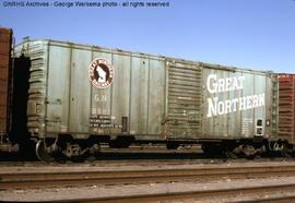 Great Northern Boxcar 18687 at Albuquerque, New Mexico, 1980