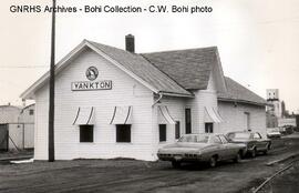 Great Northern Depot at Yankton, South Dakota, 1970