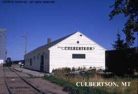 Great Northern Depot at Culbertson, Montana, undated