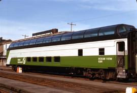 Great Northern Railway Passenger Car 1391 at Seattle, Washington in 1971.