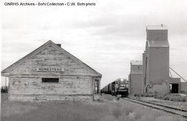 Great Northern Depot at Homestead, Montana, 1993