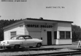 Pacific Coast Railroad Depot at Maple Valley, Washington, undated