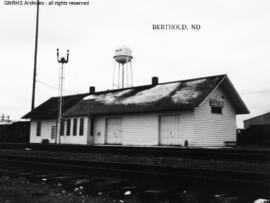 Great Northern Depot at Berthold, North Dakota, undated