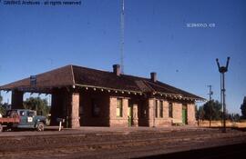 Spokane, Portland, and Seattle Railway Depot at Redmond, Oregon, undated